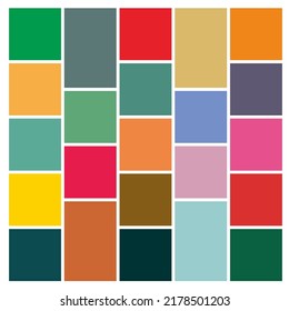 Colorful Rectangle Pattern Background Art