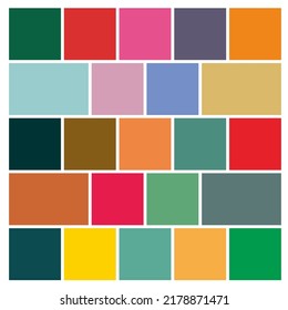 Colorful Rectangle Pattern Background Art