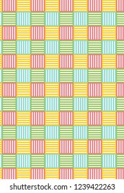 colorful rectangle pattern vector