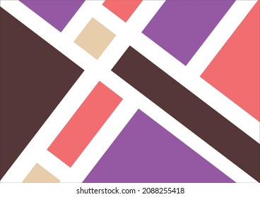 Colorful rectangles abstract background. Simple background for backdrops, events, covers, and other publications.