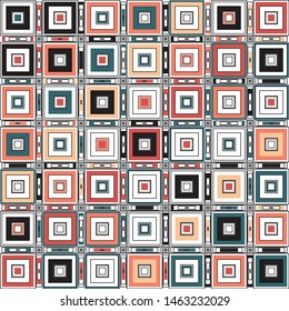 Colorful rectangles. Retro colors background design. Wallpaper or you want. Vector illustration. Eps 10.