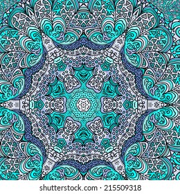 Colorful rectangular ornament for design and background