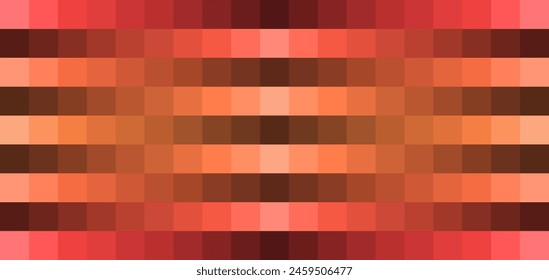 Colorful red modern pixel abstract background