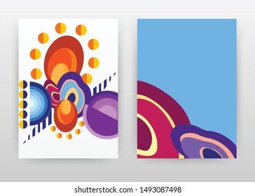 Colorful red purple red blue design for annual report, brochure, flyer, poster. Abstract colorful blue background vector illustration for flyer, leaflet, poster. Business abstract A4 brochure template