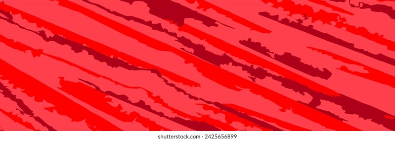 línea de fondo abstracta de tiras rojas coloridas