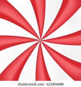 Colorful Red And White Candy Pattern Background. Vector