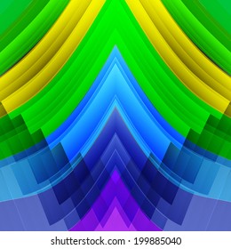 Colorful reflected colorful striped abstract background. Vector Illustration EPS10.