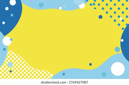 Colorful refreshing soda bubbles modern summer background design