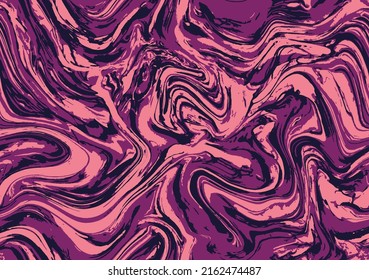 Colorful Repeat Acrylic Graphic Background. Light Purple Aqua Vector Wave. Magenta Seamless Grunge Paint Pattern. White Purple Vintage Vector Oil. Repeat Marble.