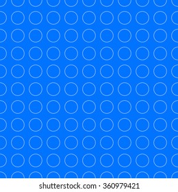 Colorful repeatable circle pattern. Vector art, illustration