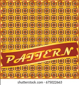 Colorful repeatable pattern
