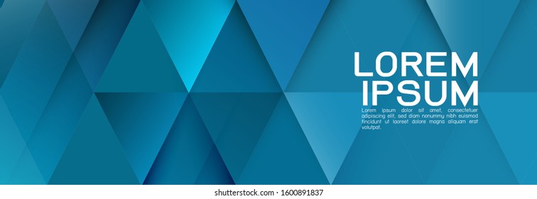 Colorful repeating triangles gradient geometric in contemporary style. Abstract geometric horizontal template and modern stylish texture. Vector illustration