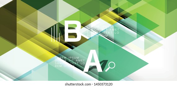 Triángulos repetitivos coloridos geométricos modernos de estilo contemporáneo sobre fondo blanco. Forma geométrica abstracta. Textura moderna y elegante. Diseño gráfico abstracto vectorial.