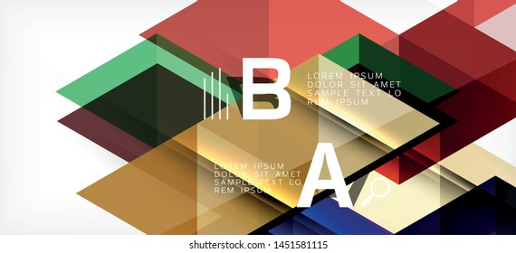 Colorful repeating triangles modern geometric in contemporary style on white background. Abstract geometric shape. Modern stylish texture. Vector abstract graphic design.