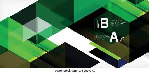 Triángulos repetitivos coloridos geométricos modernos de estilo contemporáneo sobre fondo blanco. Forma geométrica abstracta. Textura moderna y elegante. Diseño gráfico abstracto vectorial.