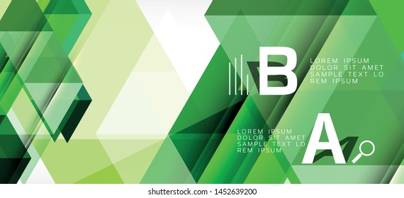 Triángulos repetitivos coloridos geométricos modernos de estilo contemporáneo sobre fondo blanco. Forma geométrica abstracta. Textura moderna y elegante. Diseño gráfico abstracto vectorial.