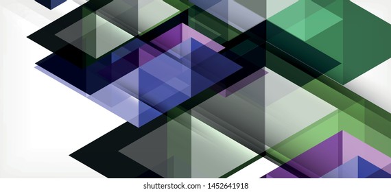 Colorful repeating triangles modern geometric in contemporary style on white background. Abstract geometric shape. Modern stylish texture. Vector abstract graphic design.