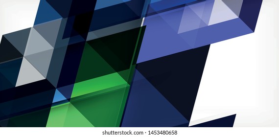 Colorful repeating triangles modern geometric in contemporary style on white background. Abstract geometric shape. Modern stylish texture. Vector abstract graphic design.