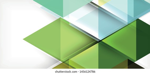 Colorful repeating triangles modern geometric in contemporary style on white background. Abstract geometric shape. Modern stylish texture. Vector abstract graphic design.