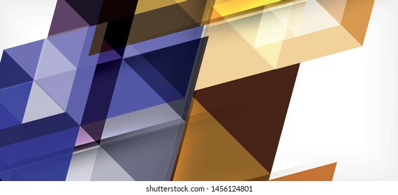 Colorful repeating triangles modern geometric in contemporary style on white background. Abstract geometric shape. Modern stylish texture. Vector abstract graphic design.