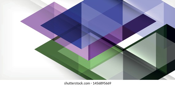 Colorful repeating triangles modern geometric in contemporary style on white background. Abstract geometric shape. Modern stylish texture. Vector abstract graphic design.
