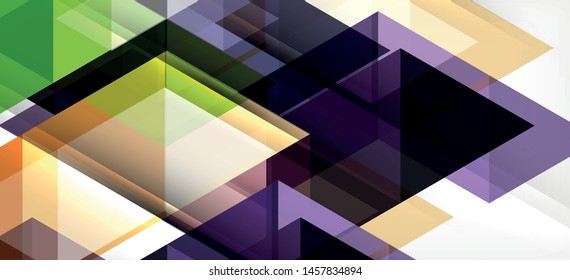 Colorful repeating triangles modern geometric in contemporary style on white background. Abstract geometric shape. Modern stylish texture. Vector abstract graphic design.