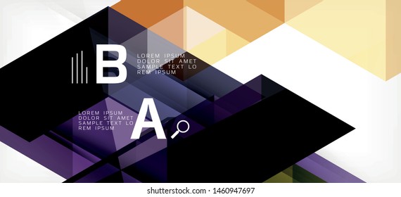Farbige, sich wiederholende Dreiecke, moderne Geometrie im zeitgenössischen Stil auf weißem Hintergrund. Abstrakte geometrische Form. Moderne, stilvolle Textur. Abstraktes Vektorgrafik-Design.