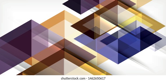 Colorful repeating triangles modern geometric in contemporary style on white background. Abstract geometric shape. Modern stylish texture. Vector abstract graphic design.