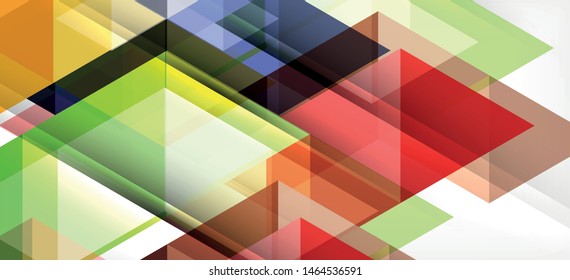 Triángulos repetitivos coloridos geométricos modernos de estilo contemporáneo sobre fondo blanco. Forma geométrica abstracta. Textura moderna y elegante. Diseño gráfico abstracto vectorial.