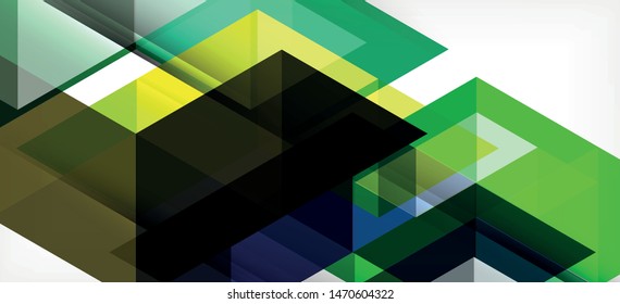Triángulos repetitivos coloridos geométricos modernos de estilo contemporáneo sobre fondo blanco. Forma geométrica abstracta. Textura moderna y elegante. Diseño gráfico abstracto vectorial.