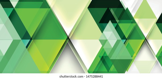 Colorful repeating triangles modern geometric in contemporary style on white background. Abstract geometric shape. Modern stylish texture. Vector abstract graphic design.