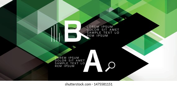 Farbige, sich wiederholende Dreiecke, moderne Geometrie im zeitgenössischen Stil auf weißem Hintergrund. Abstrakte geometrische Form. Moderne, stilvolle Textur. Abstraktes Vektorgrafik-Design.