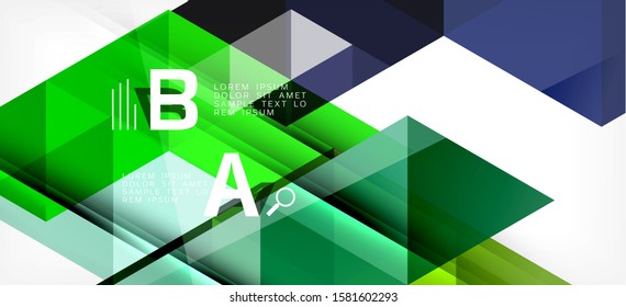Colorido repetindo triângulos geométrico moderno em estilo contemporâneo em fundo branco. Forma geométrica abstrata. Textura moderna e elegante. Design gráfico abstrato vetorial.