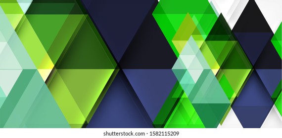 Colorful repeating triangles modern geometric in contemporary style on white background. Abstract geometric shape. Modern stylish texture. Vector abstract graphic design.
