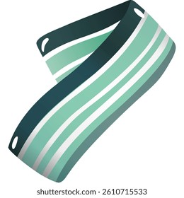 colorful resistance bands for exercise and fitness
