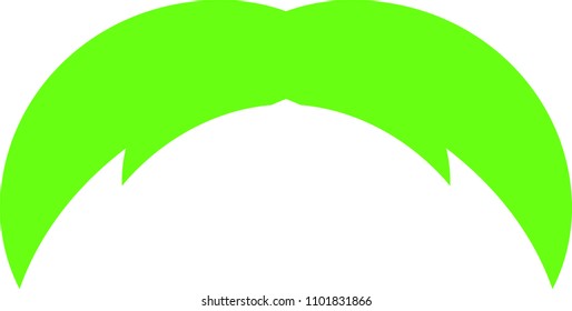 Colorful respectable beard