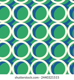 Colorful retro abstract geometric pattern
