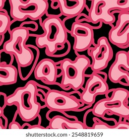 Colorful retro abstract geometrical shapes pattern