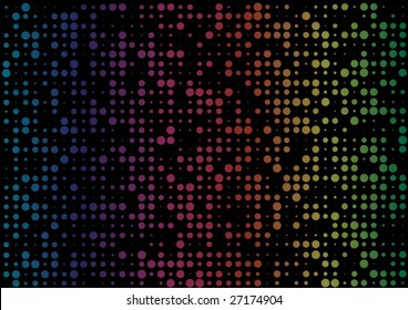 Colorful retro background