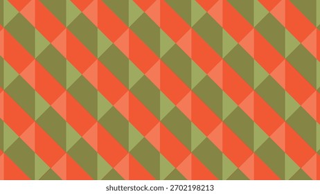 Colorful retro geometric seamless pattern with checkered stripes and vintage textile design