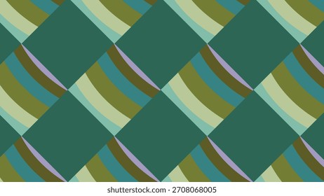 Colorful retro geometric seamless pattern with vibrant checkered shapes