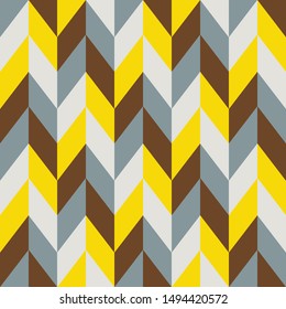 Colorful retro geometric seamless patterns.