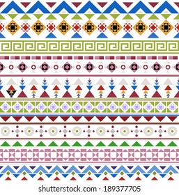 Farbige geometrische Retro-Muster
