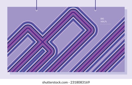 Colorful retro lines background template copy space. Vintage dynamic stripes backdrop design for poster, banner, landing page, magazine, decoration, wallpaper, leaflet, pamphlet, or cover.