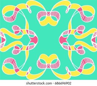 Colorful Retro Pattern Design