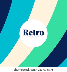 Colorful retro print background design