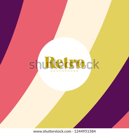 Colorful retro print background design