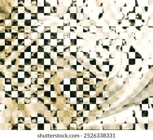 Fondo psicodélico retro colorido. Fondo monocromo. Estilo de ilusión óptica. Fondo negro oscuro. Patrón moderno. Textura gráfica Abstractas. Adorno gráfico. Plantilla de Vector
