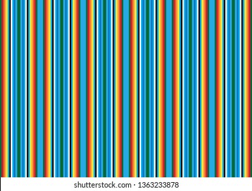 Colorful Retro Style Strip Pattern Vector Stock Vector (Royalty Free ...