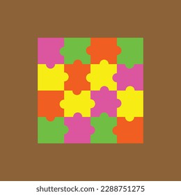 Colorful Rhapsody Vector Jigsaw Puzzle 